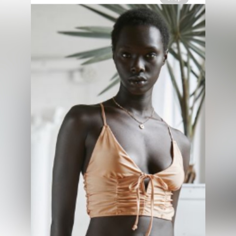 Urban Outfitters Orange Crop Top